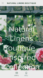 Mobile Screenshot of naturallinensboutique.com